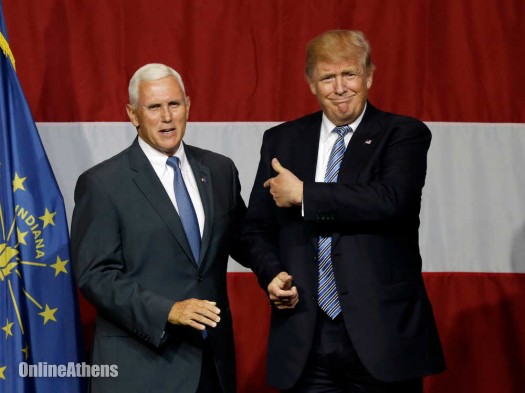 Trump with Pence
